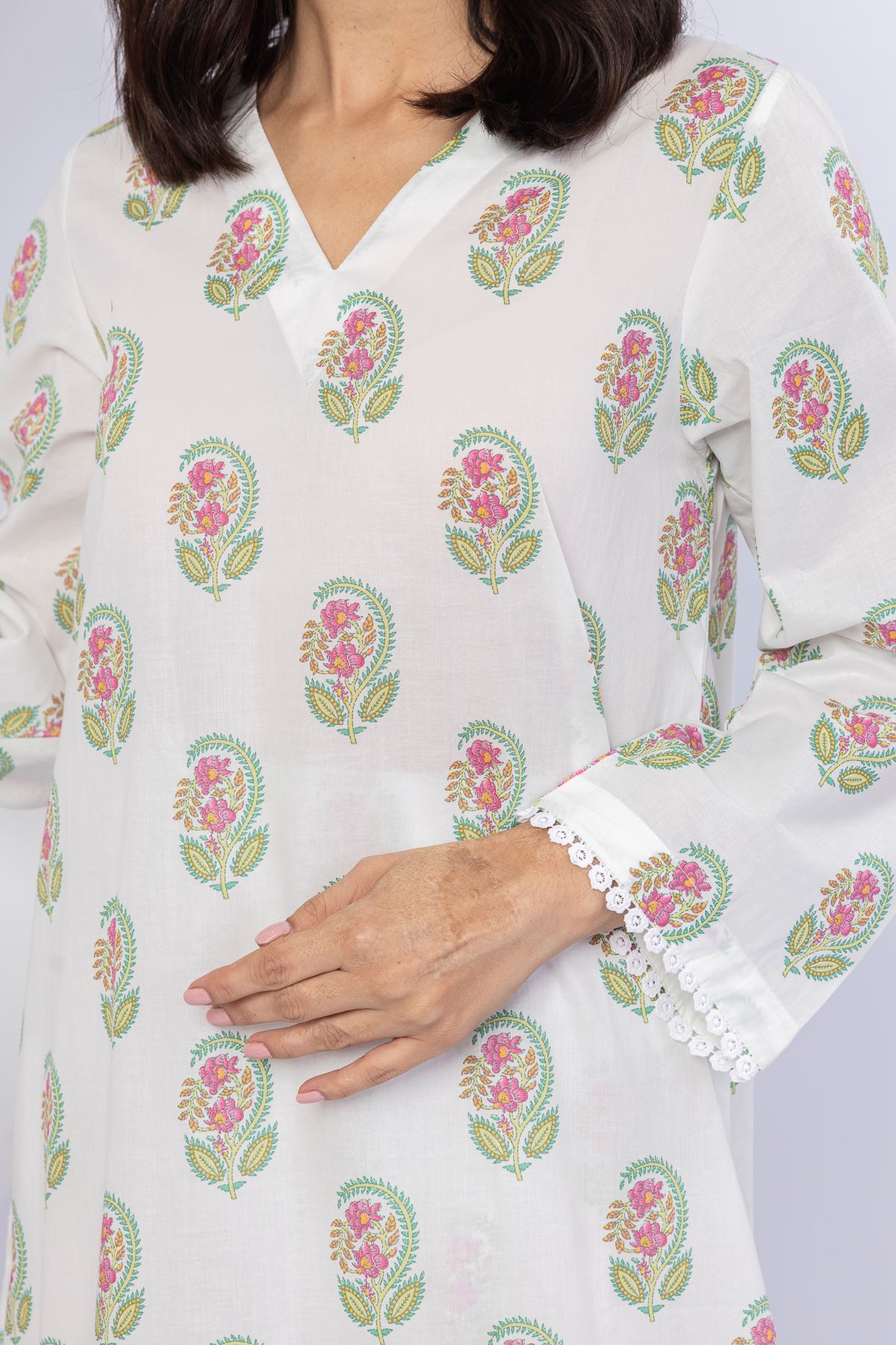 Printed Kurta Top #1286