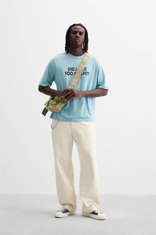 SLOGAN PRINT T-SHIRT