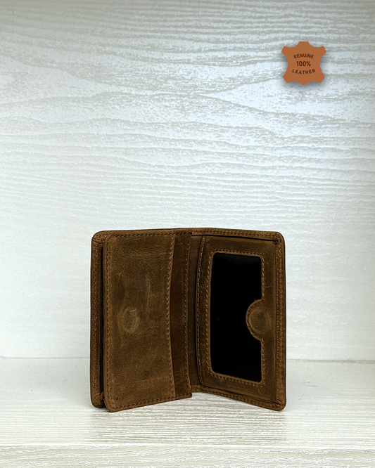 Leather Card Holder Brown - 131