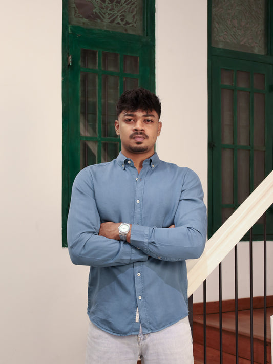 Twill Shirt - Petrol