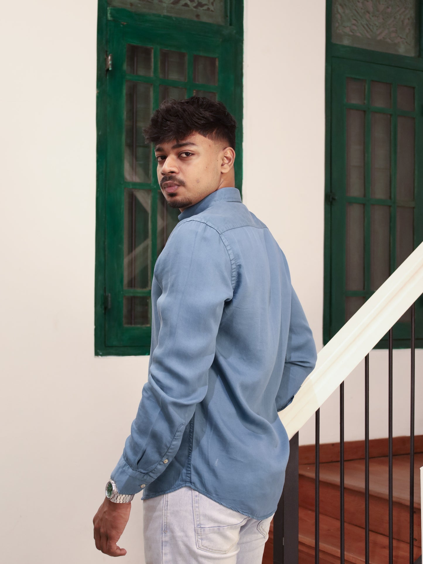 Twill Shirt - Petrol