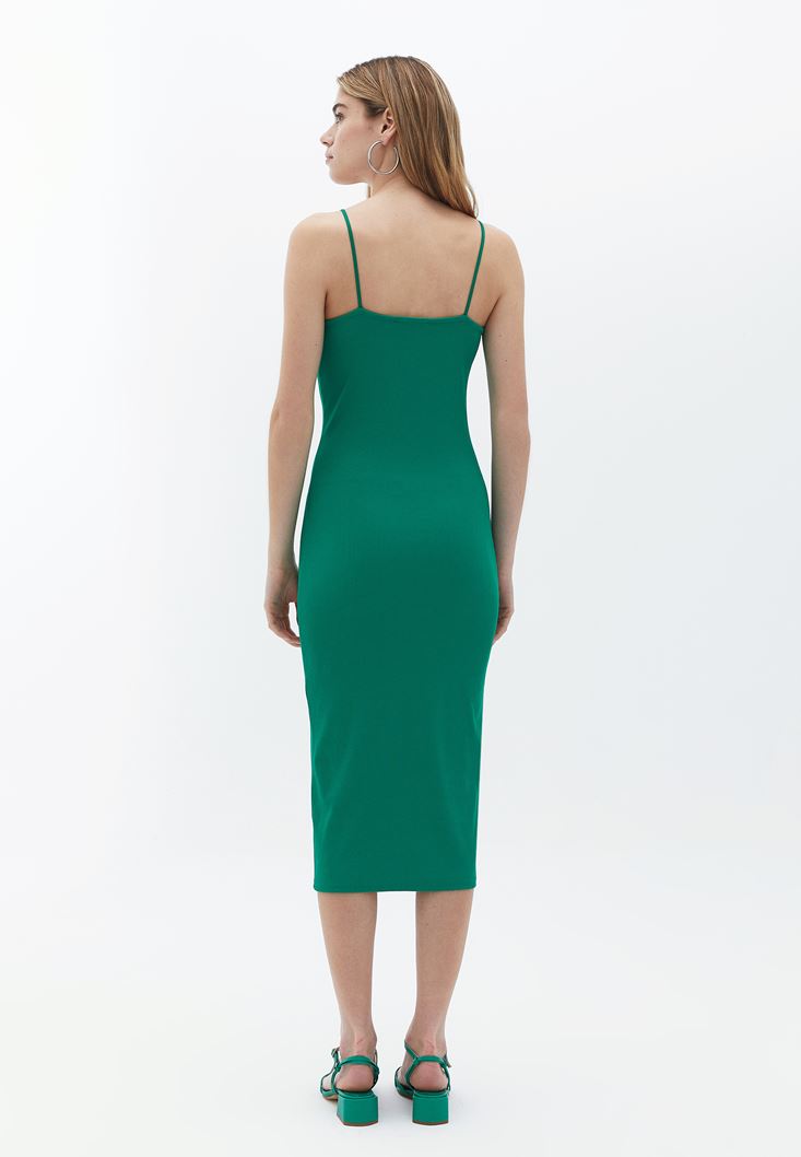 Pre-Order - Midi Dress with Thin Starp