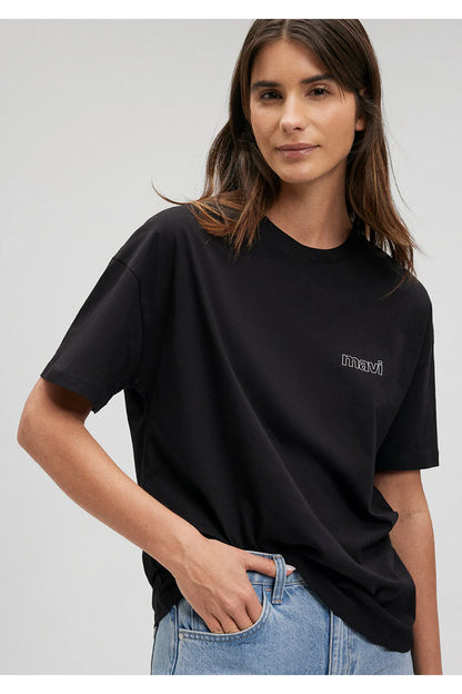 Cotton Logo Printed White T-Shirt for Daily Use