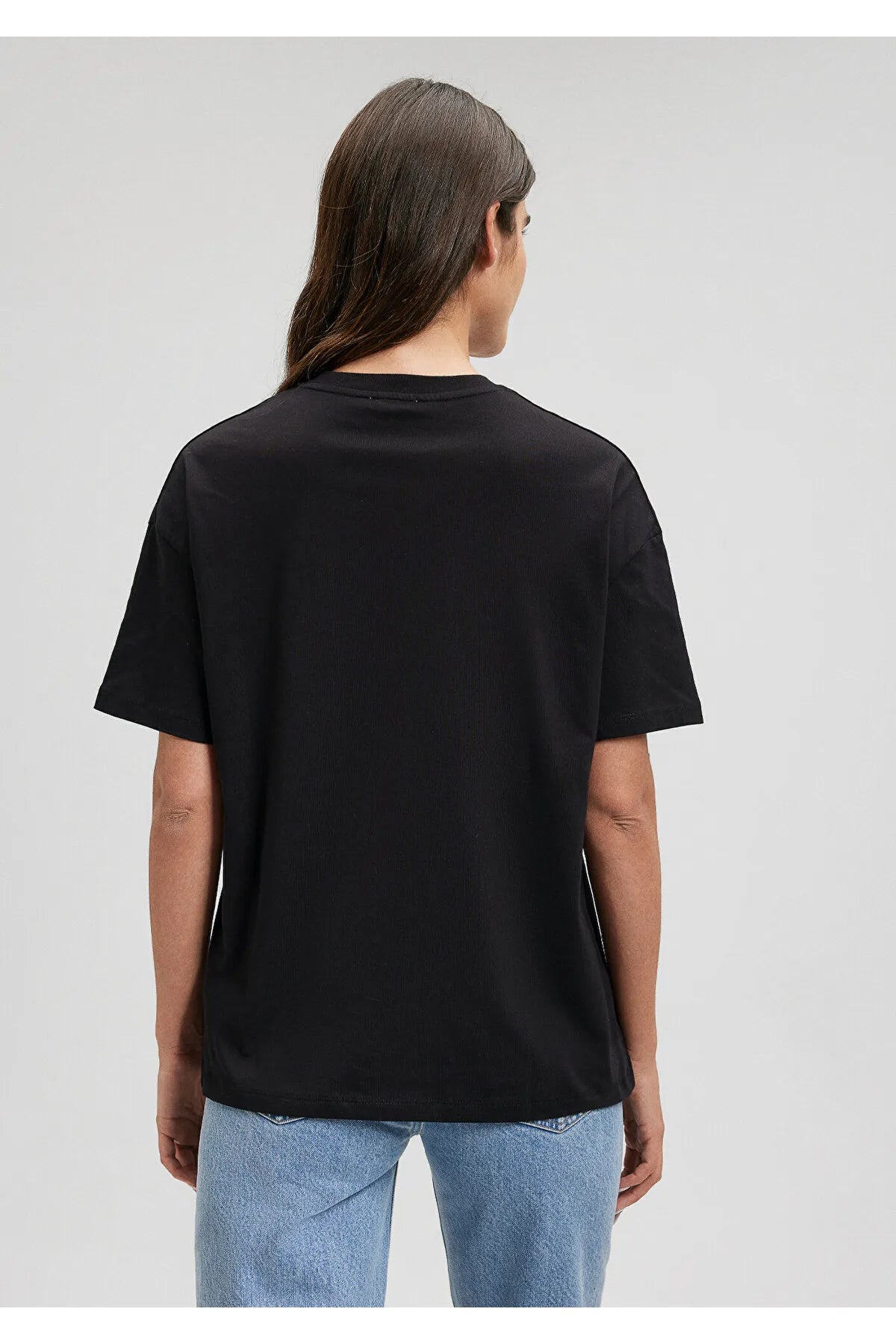 Cotton Logo Printed White T-Shirt for Daily Use