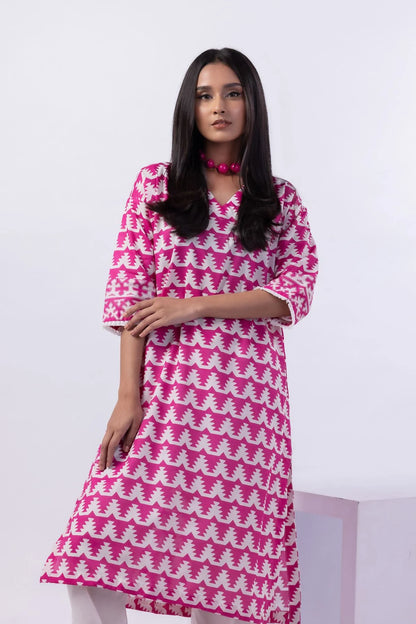 Khaadi Printed Kurta Top 1300 in 100% Cotton
