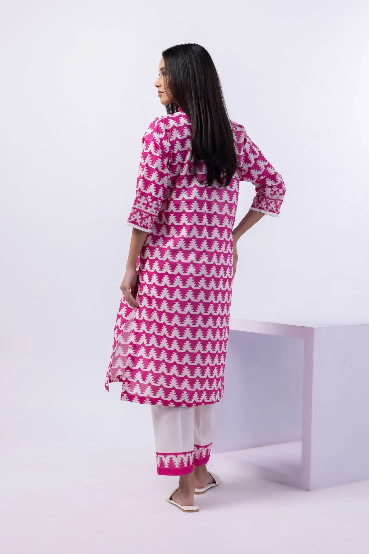Khaadi Printed Kurta Top 1300 in 100% Cotton