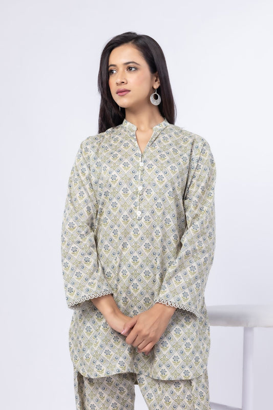 Printed Kurta Top #1295