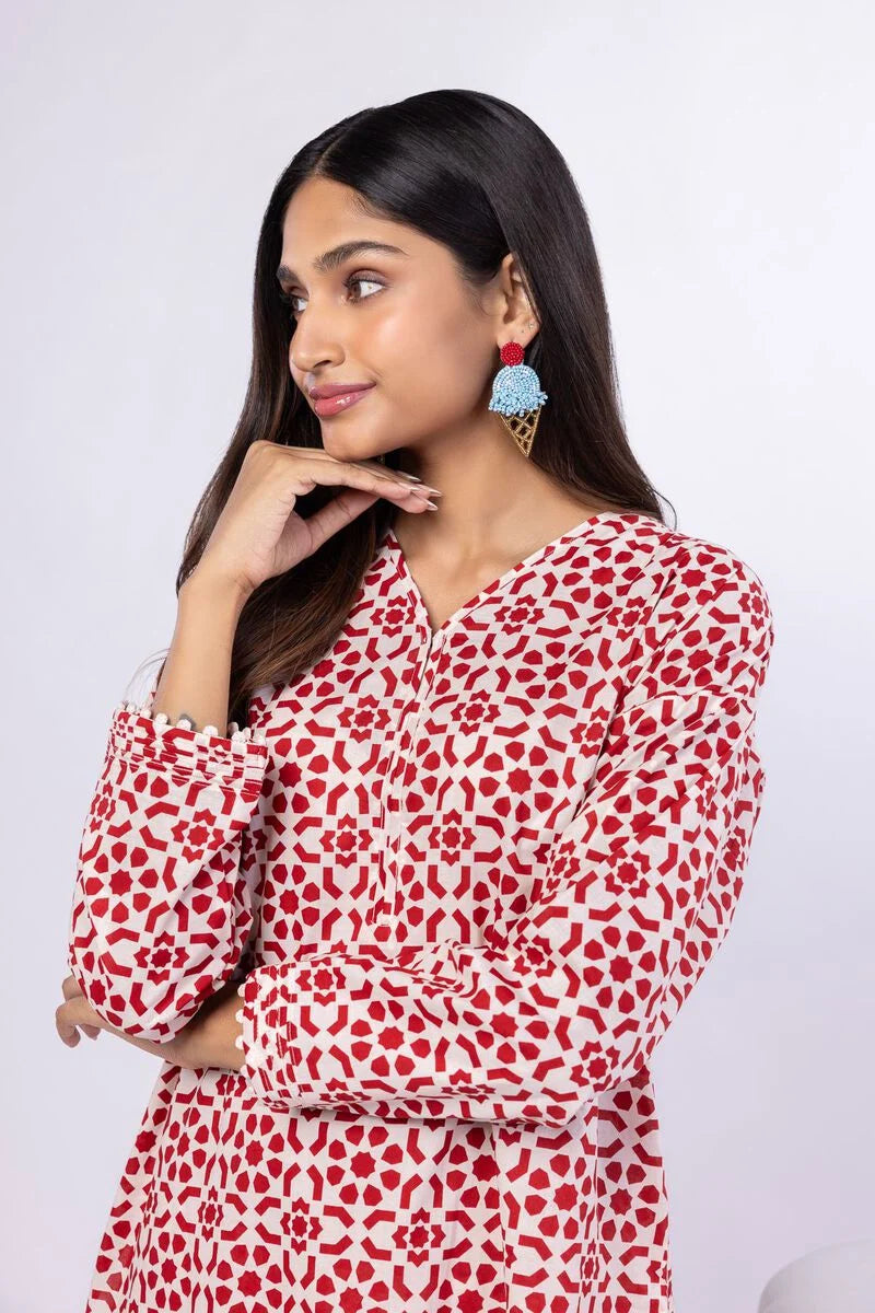 Printed Kurta Top #1281