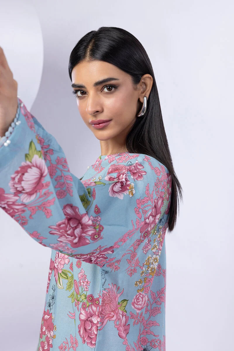 Khaadi Smart Cotton Printed Kurta Top #1285