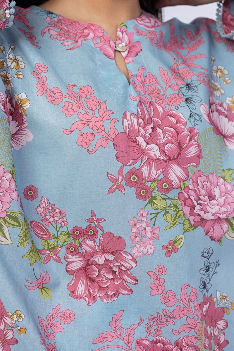 Khaadi Smart Cotton Printed Kurta Top #1285