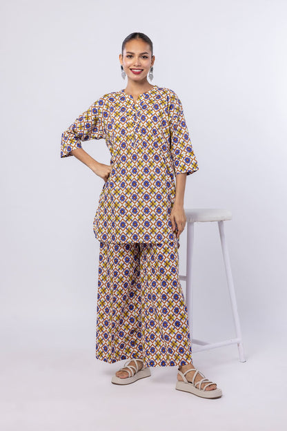 Khaadi Relaxed Fit Floral Printed Kurta Top