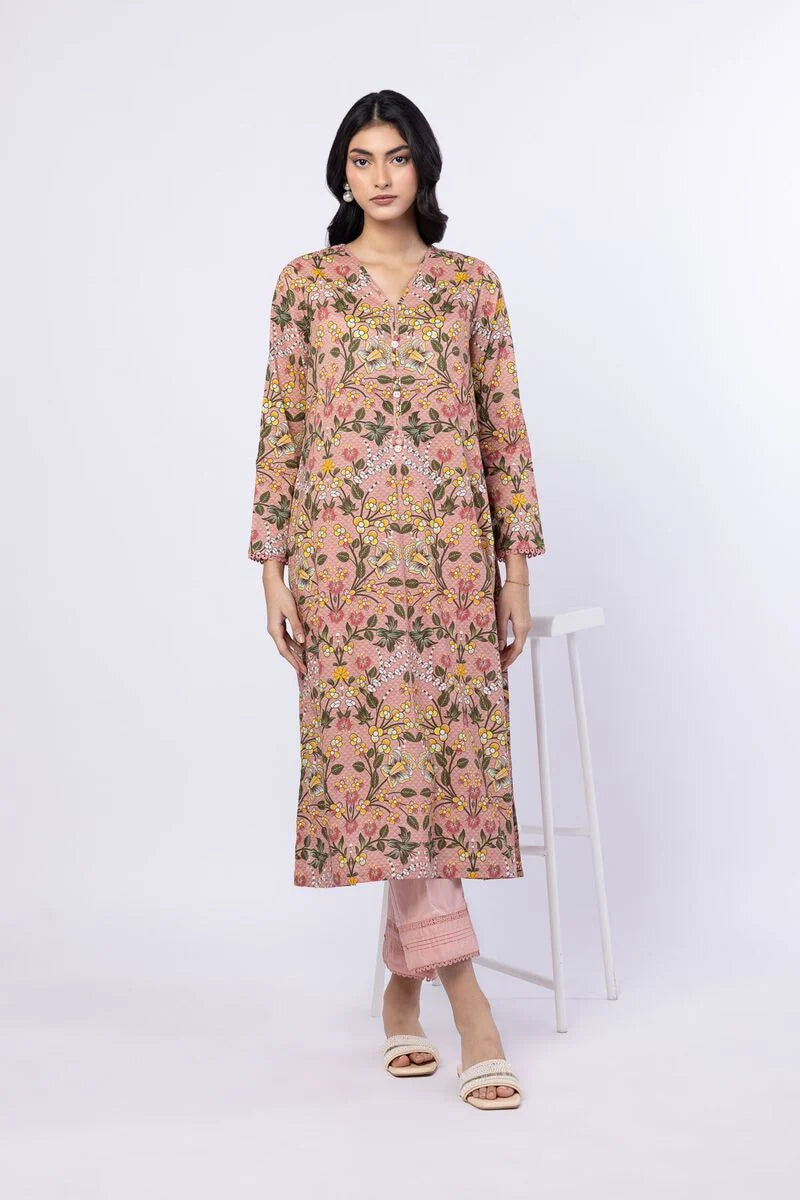 Khaadi Printed Kurta Top in 100% Cotton