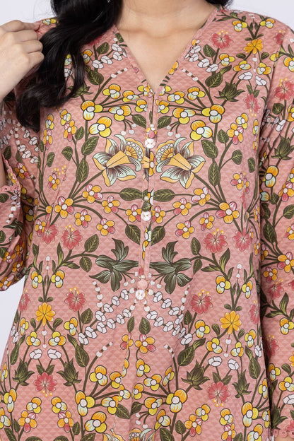 Khaadi Printed Kurta Top in 100% Cotton