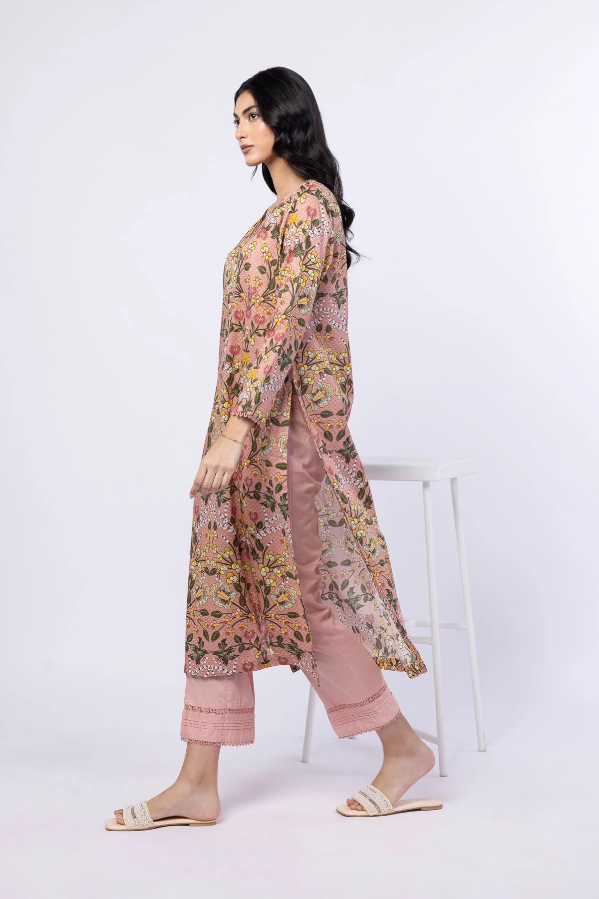 Khaadi Printed Kurta Top in 100% Cotton