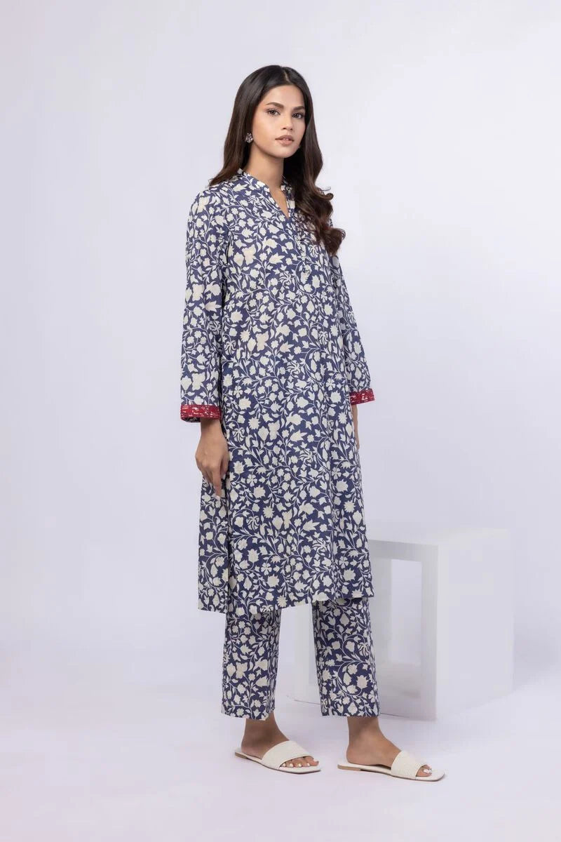 Khaadi Floral Printed Cotton Kurta Top #1279