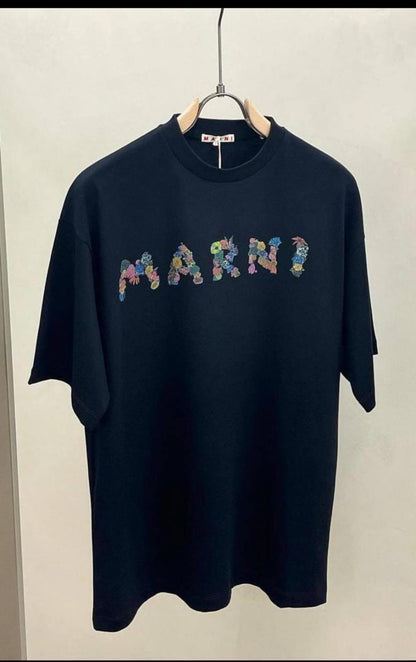 T-SHIRT WITH BOUQUET LOGO
