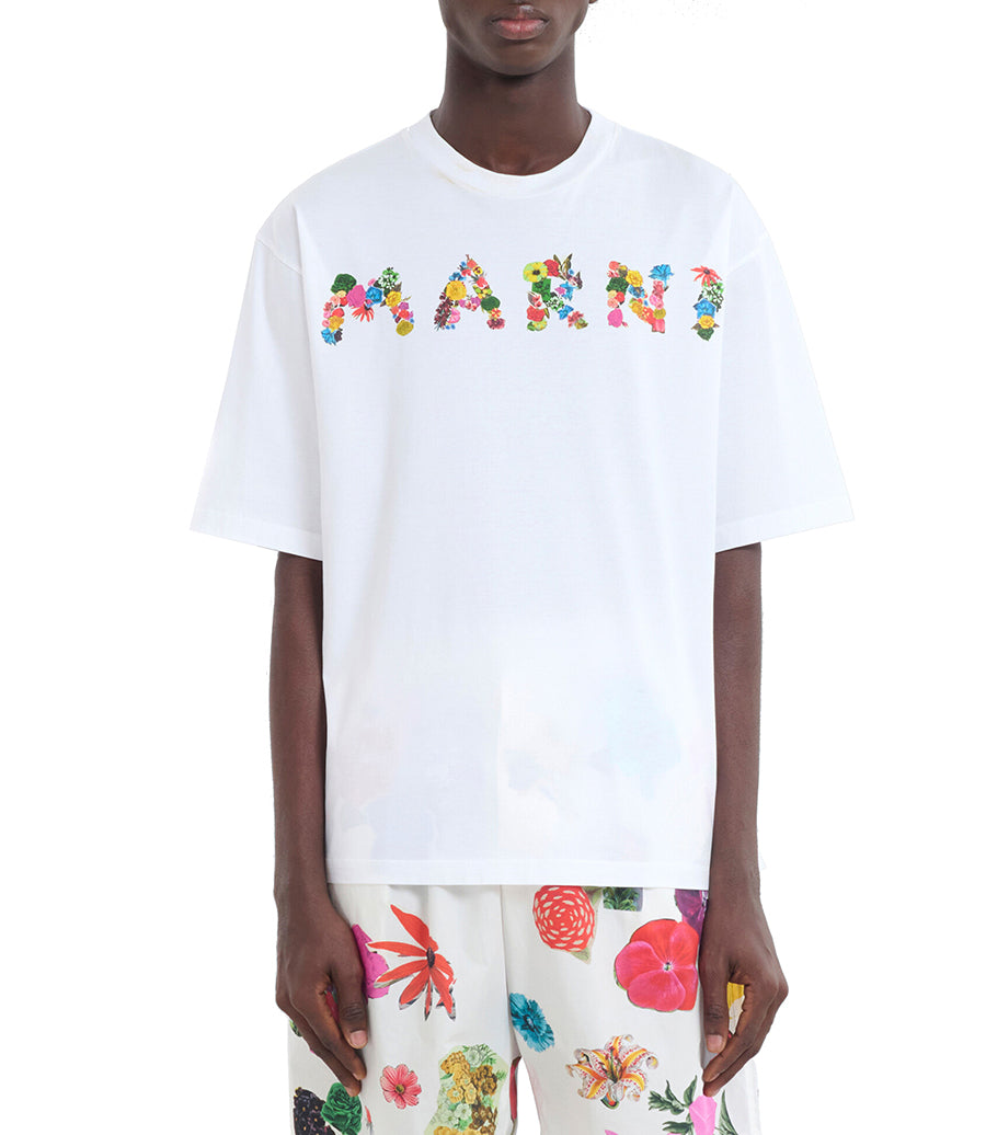 T-SHIRT WITH BOUQUET LOGO