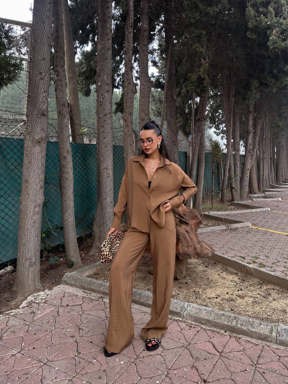 Mocha Women’s Summer Co-ord Set in Modal Blend