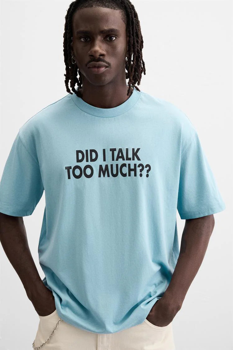 SLOGAN PRINT T-SHIRT