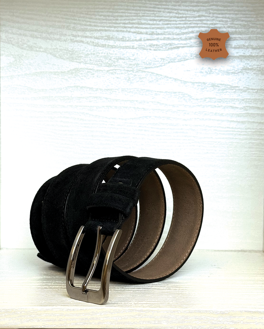 Leather Belt - Black K102-4CM