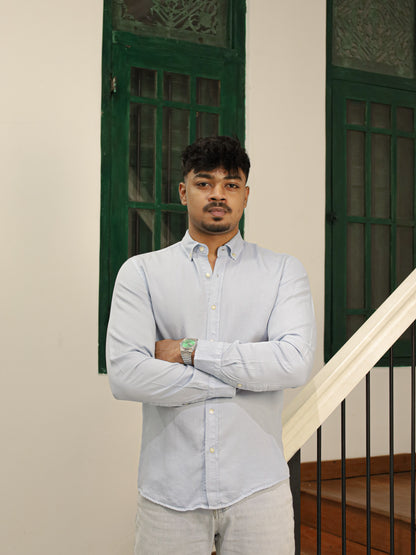 Twill Shirt - Blue