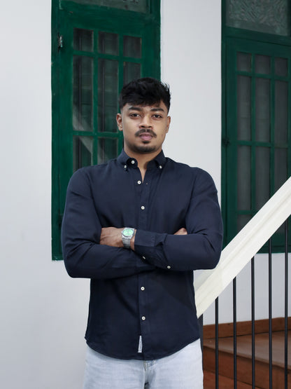 Twill Shirt - Black
