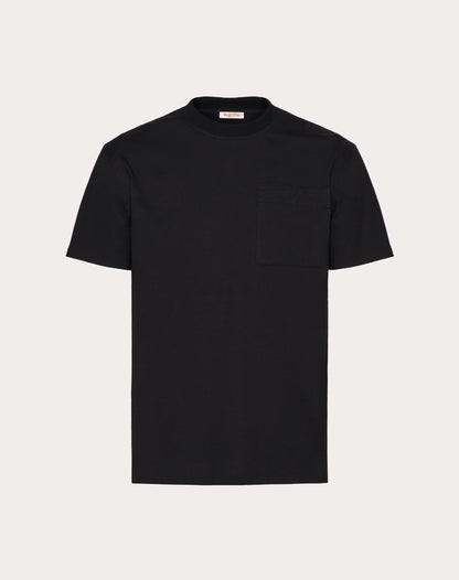 Pocket Cotton T-Shirt Black