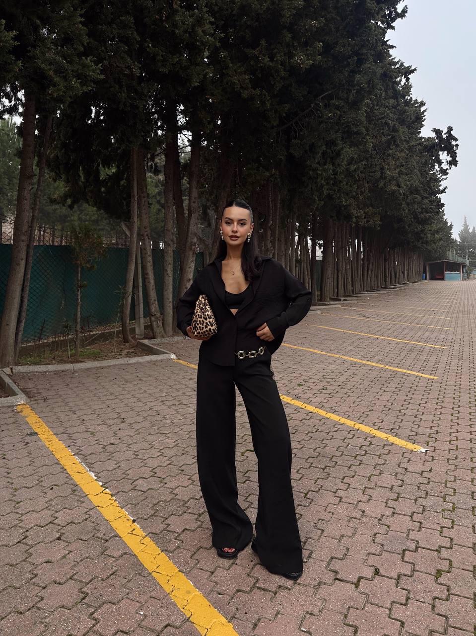 Black Women’s Summer Co-ord Set in Modal Blend