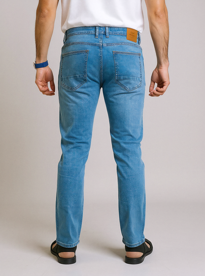 ZR Men’s Slim Fit Mid Blue Jeans