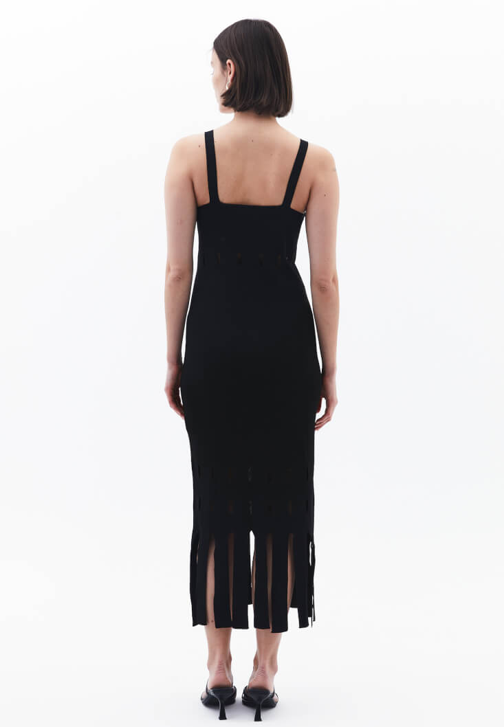 Pre-Order - Knit Dress with Cut-Out Detail