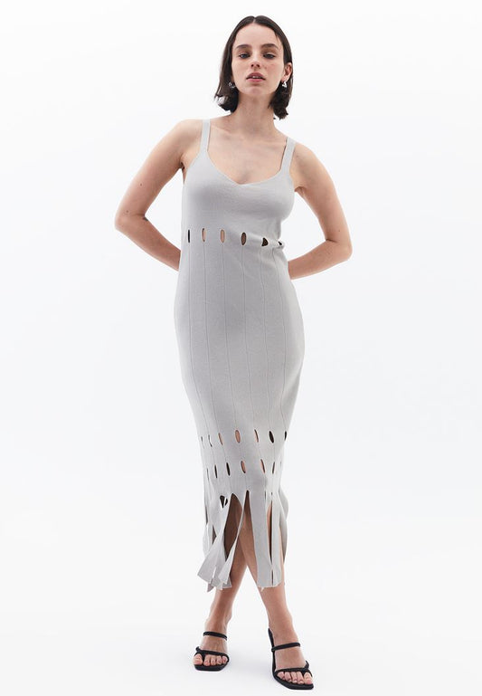 Pre-Order - Knit Dress with Cut-Out Detail