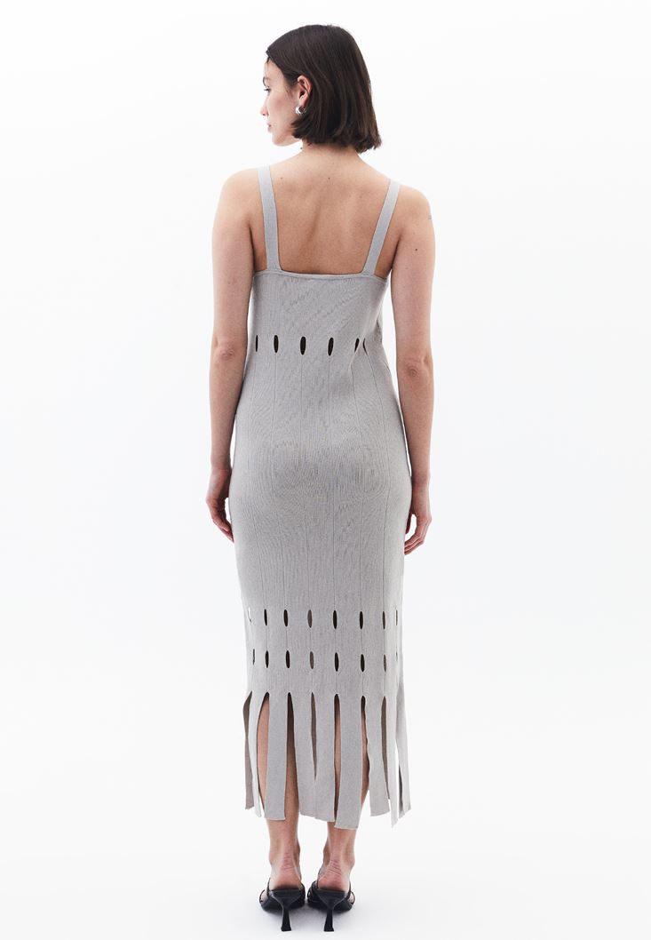 Pre-Order - Knit Dress with Cut-Out Detail