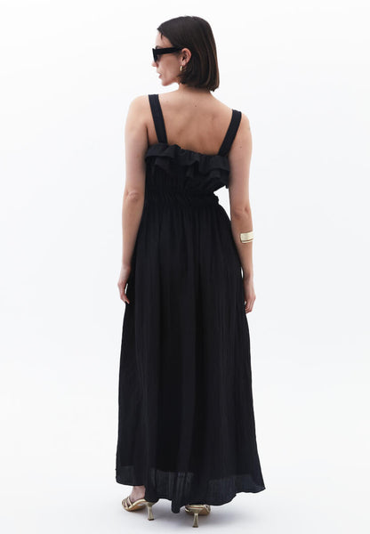 Pre-Order - Long Dress with Ruffle Details