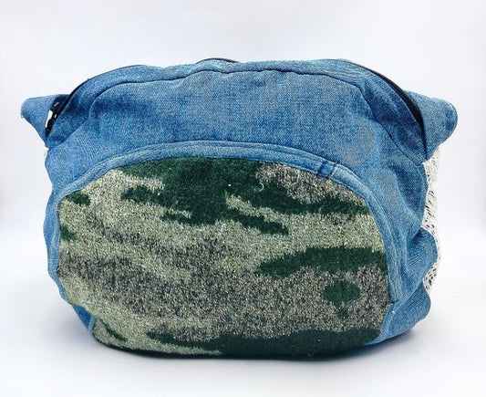 Denim  + Sweater Bag