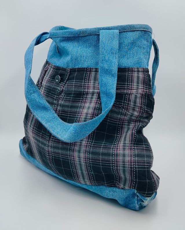 Denim Bag Made from Jeans & Skirt